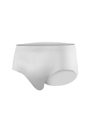 Süprem Erkek Kom Slip Beyaz 6 Adet