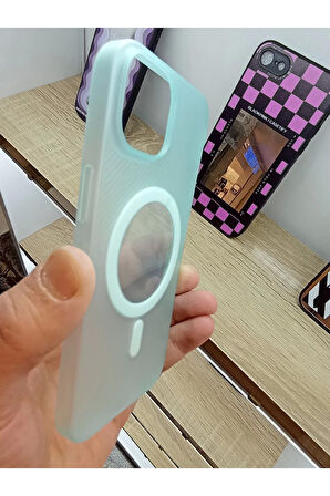İPhone 15 Uyumlu MagSafe Özellikli Toz Korumalı Darbe Korumalı Kılıf