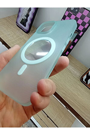 İPhone 15 Uyumlu MagSafe Özellikli Toz Korumalı Darbe Korumalı Kılıf