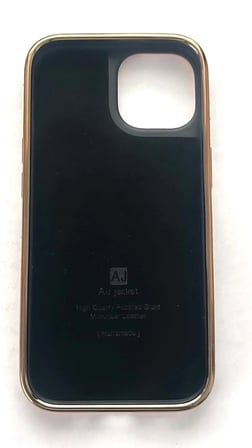 İphone 13-14 uyumlu Rose Gold Çerçeve Tam Koruma Lüks Taşlı içi Kadife Telefon Kılıfı