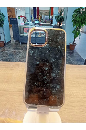 İPhone 13 İPhone 14 Uyumlu Mermer Desen Darbe Korumalı Premium Kapak