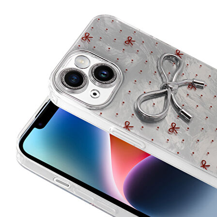 Apple iPhone 14 Kılıf Figürlü Kamera Korumalı Silikon Zr-Ponti