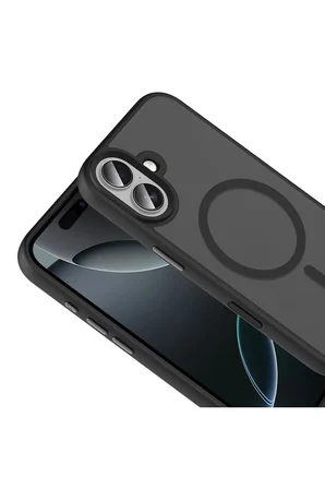 Apple iPhone 18 Kılıf MgSafe Özellikli Mat Yüzey Zr-Flet