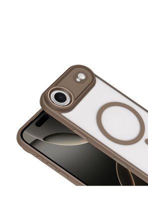Apple iPhone 18 Air Kılıf MgSafe Özellikli Mat Yüzey Zr-Krom