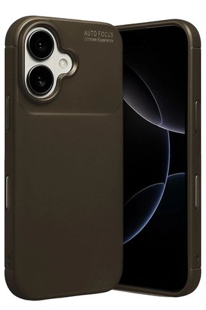 Apple iPhone 18 Kılıf Karbon Görünümlü Silikon Azn-Carbon