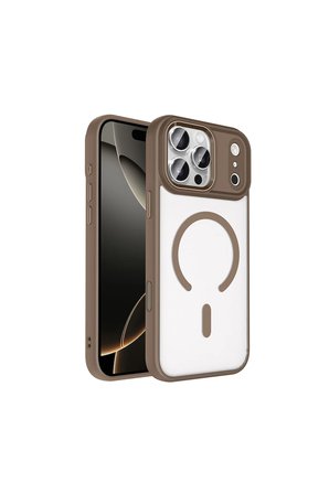 Apple iPhone 18 Pro Kılıf MgSafe Özellikli Mat Yüzey Zr-Krom