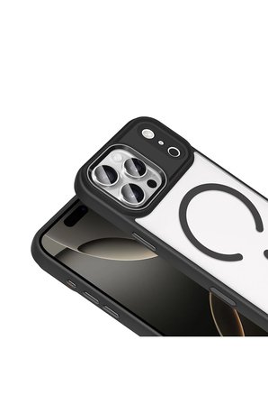 Apple iPhone 18 Pro Kılıf MgSafe Özellikli Mat Yüzey Zr-Krom