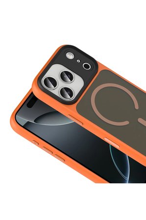 Apple iPhone 18 Pro Kılıf MgSafe Özellikli Mat Yüzey Zr-Flet