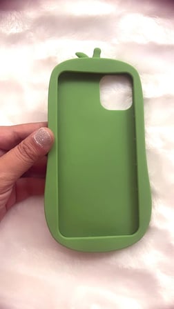 İphone 11 uyumlu Avokado Model Darbe Dayanıklı Slikon Kılıf