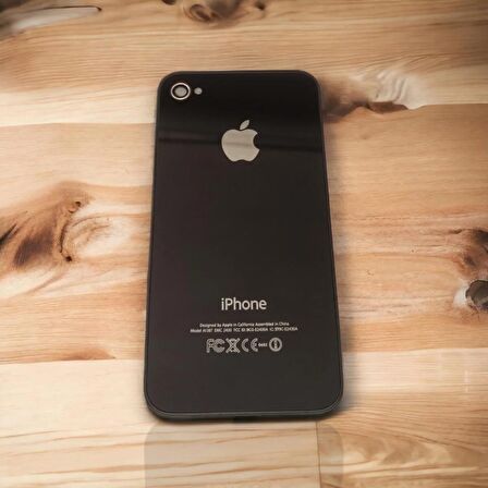 iPhone 4S Arka Kapak iPhone 4S uyumlu Siyah Arka Kapak 