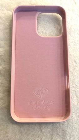 İphone 16 Pro Max uyumlu  Pembe Taşlı Tam Koruma Lüks Kılıf