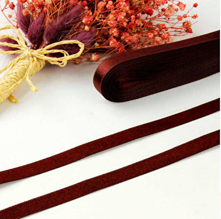 1 CM BORDO SATEN KURDELA 30 METRE UZUNLUĞUNDA