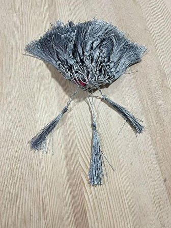 GRİ RENK  İP PÜSKÜL 8 CM  50 ADET