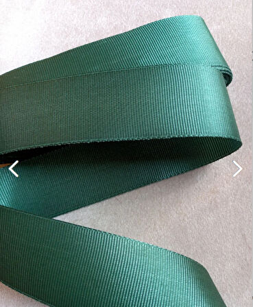 YAPRAK YEŞİL 1 cm KURDELA GROGREN 10 metre 1 ADET