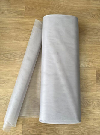 GRİ KRİSTAL TÜL 1 MT  BOY 3 MT EN