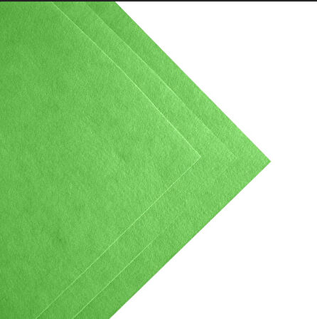 YAPRAK YEŞİL İNCE KEÇE 50*42 3 ADET