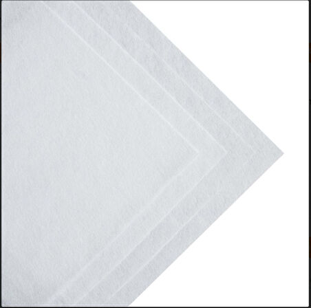 BEYAZ  İNCE KEÇE 50*42 3 ADET