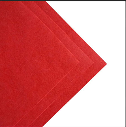 KIRMIZI   İNCE KEÇE 50*42 3 ADET