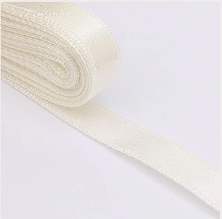 KREM  2 CM SATEN KURDELA 1 ADET