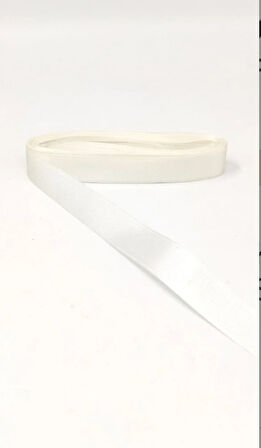 2 cm KREM  KURDELA GROGREN 10 metre 1 adet