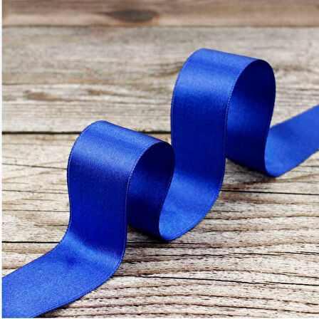 lacivert  3,8 cm saten kurdela 10 metre 1 adet