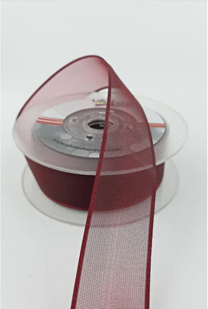 mürdüm   şifon kurdele 2,5 cm x 25m  1 adet