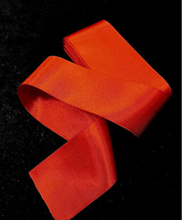 kırmızı   6 cm saten kurdela 10 metre 1 adet