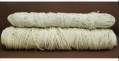 10 mm Sömek ipi pamuk ip makrome  1 top 1,5 -2  kg arasında gelmektedir