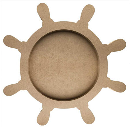 KAPI SÜSÜ BUBBLE AHŞAP DÜMEN 40X40 CM