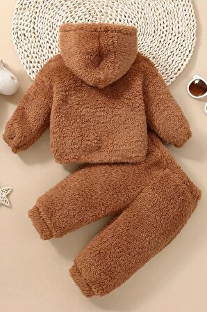 Erkek Kız Bebek Ve Çocuk Peluş İkili Alt Üst Takım