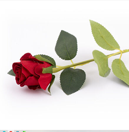 Kadife gül 50 cm 1 adet