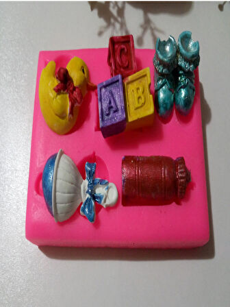 CİVCİVLİ BİBERONLU BEBEK SETİ KALIBI