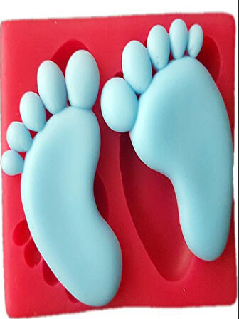 BÜYÜK ÇİFT AYAK SİLİKON KALIP