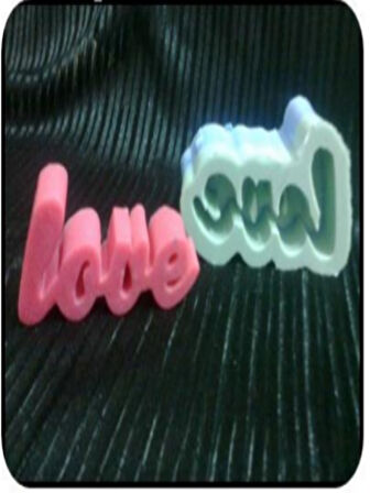 LOVE YAZISI SİLİKON SABUN KALIBI