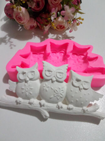 Üçlü baykuş kalıbı