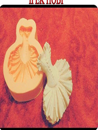 BALERİN ELBİSESİ SİLİKON SABUN KALIBI ve KOKULU TAŞ KALIBI