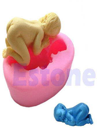 UYUYAN BEBEK SİLİKON SABUN KALIBI