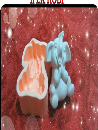 MUTLU FİL SİLİKON SABUN KALIBI VE KOKULU TAŞ KALIBI