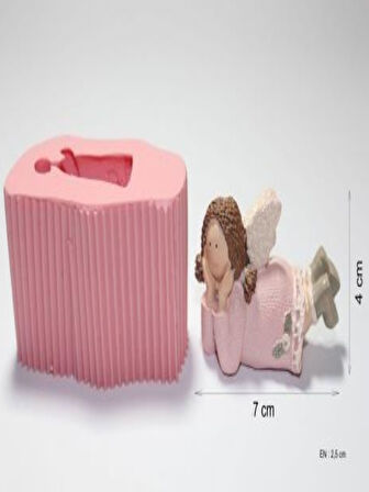 Örgü Desenli Melek silikon Kalıp