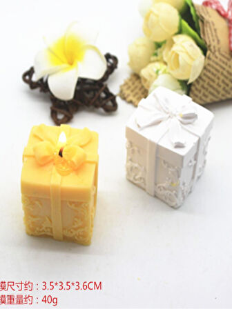 HEDİYE PAKETİ SİLİKON MUM KALIBI