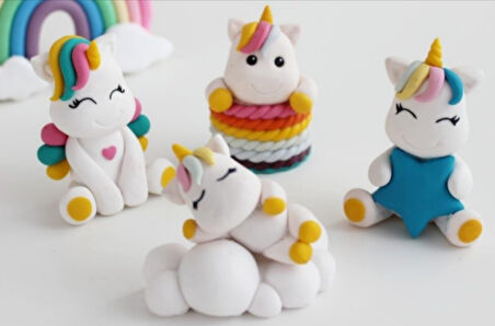 Unicorn 4 lü set Silikon Kalıpları