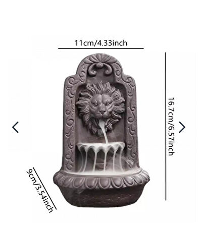 Aslan Çeşme Geri Akış Tütsülük Silikkn Kalıp