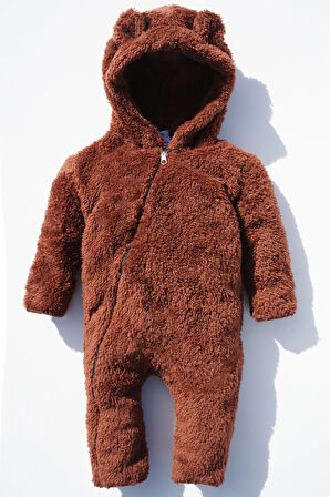 Kız Erkek Bebek Ve Çocuk Patikli Kışlık Ayı Tulum