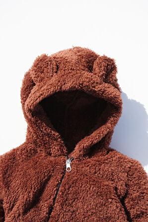 Kız Erkek Bebek Ve Çocuk Patikli Kışlık Ayı Tulum