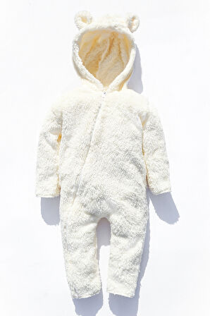 Kız Erkek Bebek Ve Çocuk Patikli Kışlık Ayı Tulum