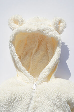 Kız Erkek Bebek Ve Çocuk Patikli Kışlık Ayı Tulum