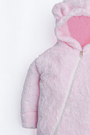 Kız Erkek Bebek Ve Çocuk Kapüşonlu Ayı Tulum