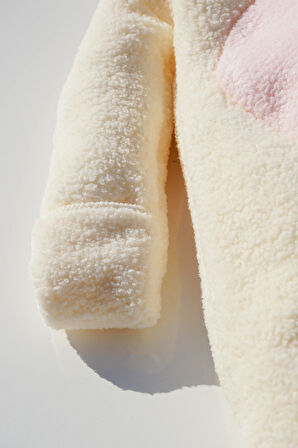 Kız Erkek Bebek Ve Çocuk Kapüşonlu Kışlık Tavşan Tulum