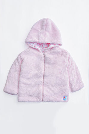 Kız Erkek Bebek Ve Çocuk Müslin Astarlı Fermuarlı Peluş Mont