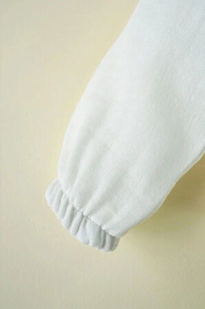 Kız Bebek Ve Çocuk Lastikli Uzun Kol Müslin Gömlek